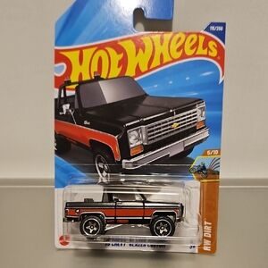 Black and Orange Chevy Blazer Toy Car